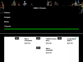 'sims4-cheats.com' screenshot