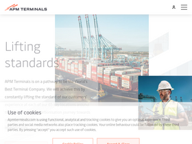 'apmterminals.com' screenshot