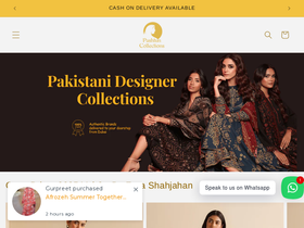 pashtuncollections.com homepage screenshot