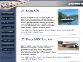 'powerboatlistings.com' screenshot