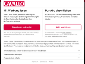 'cavallo.de' screenshot