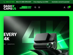 Dash Cams R' Us homepage screenshot