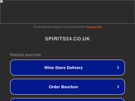 'spirits24.co.uk' screenshot