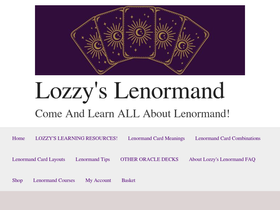 'lozzyslenormand.com' screenshot