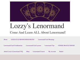 'lozzyslenormand.com' screenshot