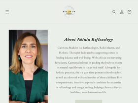 Noinin Reflexology homepage screenshot