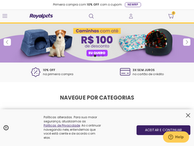 'royalpets.com.br' screenshot