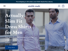 'nimble-made.com' screenshot