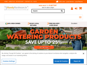 'handyhardware.ie' screenshot