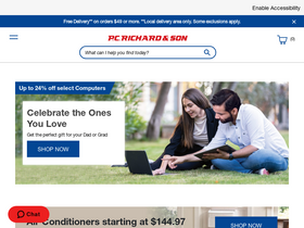 'pcrichard.com' screenshot