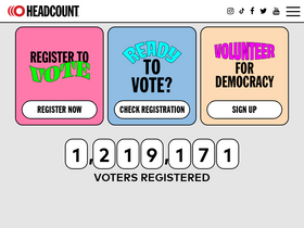 'headcount.org' screenshot