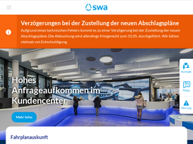 'sw-augsburg.de' screenshot