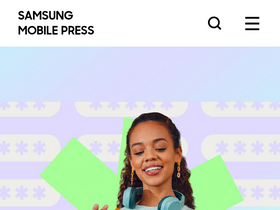 'samsungmobilepress.com' screenshot