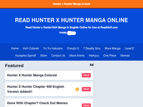 'readhxh.com' screenshot