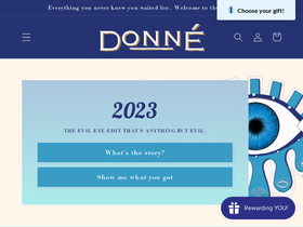 donneworld.com homepage screenshot