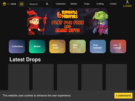 'nfthive.io' screenshot
