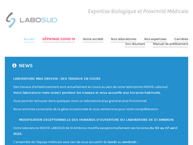 'labosud.fr' screenshot