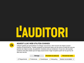 'auditori.cat' screenshot