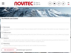 'novitecgroup.com' screenshot