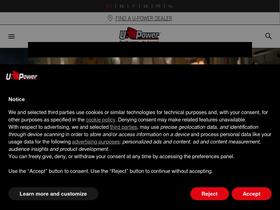 'u-power.it' screenshot