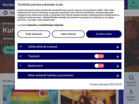 'solo1.nordea.fi' screenshot