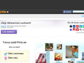 'flirtic.ee' screenshot