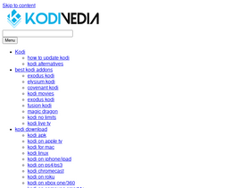 'kodivedia.com' screenshot