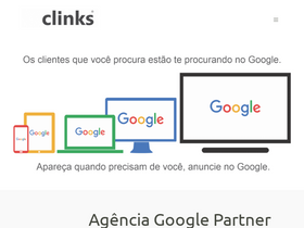 'clinks.com.br' screenshot