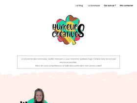 'humeurscreatives.com' screenshot