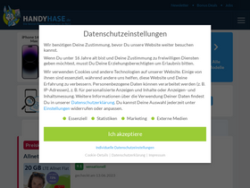 'handyhase.de' screenshot