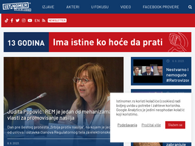 'istinomer.rs' screenshot