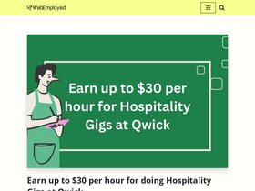 'webemployed.com' screenshot