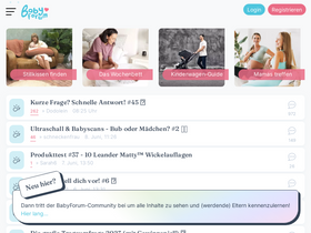 'babyforum.at' screenshot