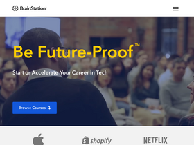 'brainstation.io' screenshot