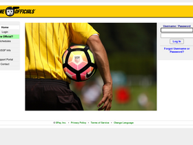 'gameofficials.net' screenshot