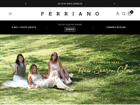 ferriano.com homepage screenshot