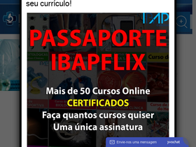 'ibapcursos.com.br' screenshot