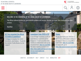 'geoportail.lu' screenshot