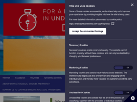 'theisleofthanetnews.com' screenshot