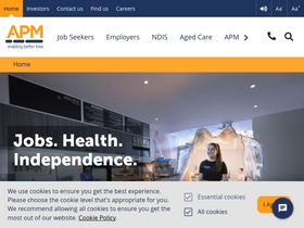 'apm.net.au' screenshot