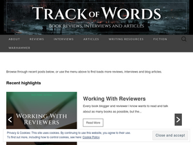 'trackofwords.com' screenshot