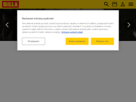 'billa.cz' screenshot