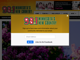 'minnesotasnewcountry.com' screenshot