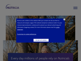 'nutricia.com' screenshot