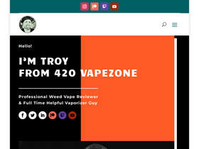 '420vapezone.com' screenshot