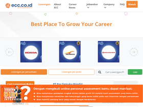 'ecc.co.id' screenshot