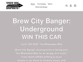 trackdaydirect.com homepage screenshot
