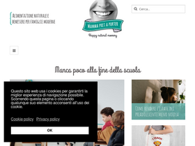 'mammapretaporter.it' screenshot