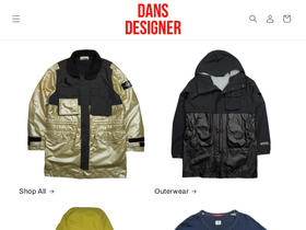 Dansdesigner homepage screenshot