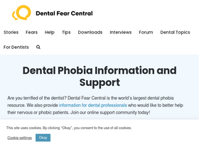 'dentalfearcentral.org' screenshot